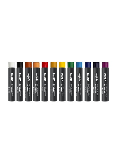 Carioca Plus Watersoluble Yağlı Pastel 12'li Suda Çözünür Karışık