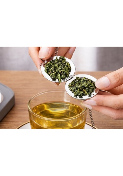 Metal Top Çay Süzgeci Paslanmaz İnce Gözenekli Çay Filtresi Paslanmaz Çelik Diğer