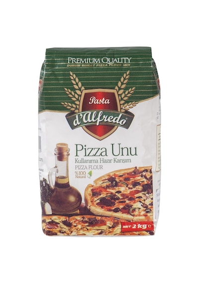 D'alfredo Pizza Unu 2kg - İnce Ve Çıtır Pizza Hamuru İçin Özel Un 3'li Ekonomik Paket - 3 Adet Tarı