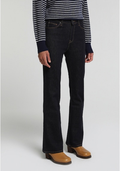 Colin's Colins Flare Fit Orta Bel Ispanyol Paça Kadın Dark İndigo Denim Jean Pantolon Cl1083042 Q1.v1 Dn45267