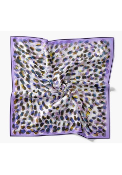 Silk Home Twill İpek Eşarp Noiré Eflatun 90x90 Çok Renkli