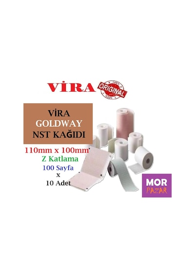 Goldway Nst Kagıdı 110 Mm X 100 Mm Z Katlama 100 Sayfa X 10 Adet