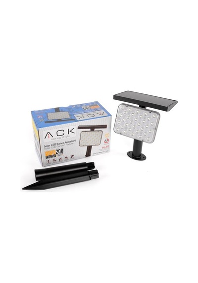 Ack Solar Led Çim Armatürü Kazikli 8w/h Yesil Ag60-01851