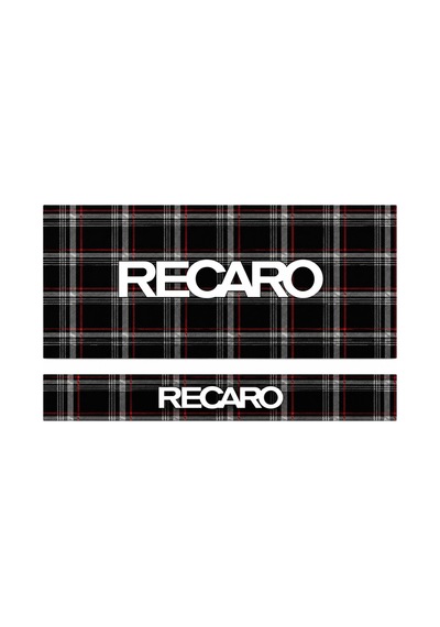 Oem Recaro Ekose Tasarımlı 2'li Torpido Ve Pandizot Koruyucu Havlu Seti