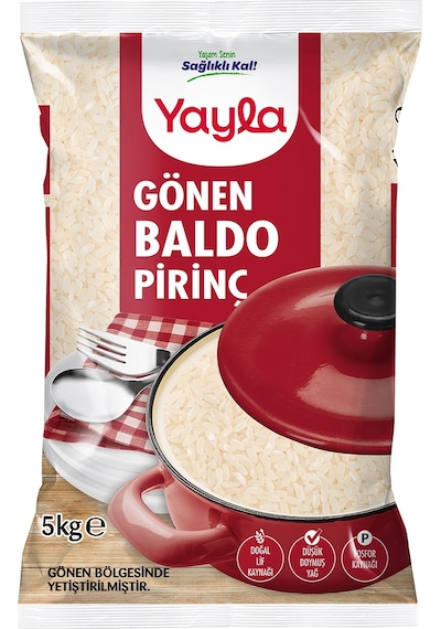 Yayla Gönen Baldo Pirinç 5 Kg