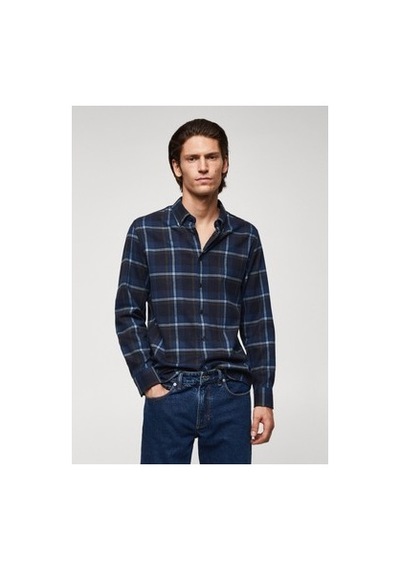 5in1Canpolat Mango Man Regular Fit Kareli Flanel 750