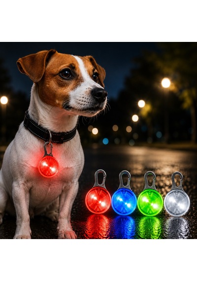 Bakgelal Klipsli Led Evcil Hayvan Güvenlik Işığı Köpek Ve Kedi Tasma Görünürlük Lambası