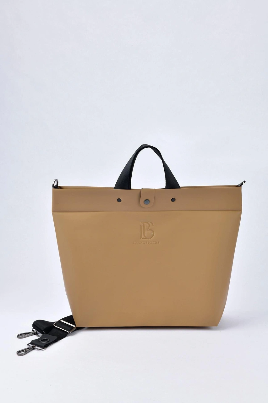 Brandsmithshop Camel Deve Tüyü Loop Tote Bag Çanta Çok Renkli