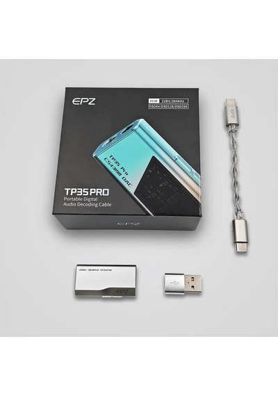 Epz Tp35 Pro Dac Taşınabilir Ses Kartı Type-c To Type-c-gümüş