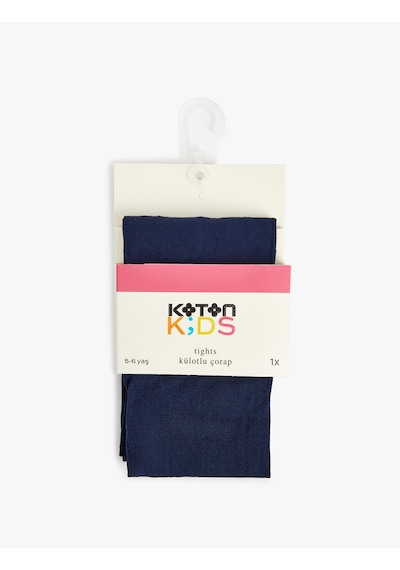 Koton Basic Külotlu Çorap Lacivert 5wkg80092aa Lacivert