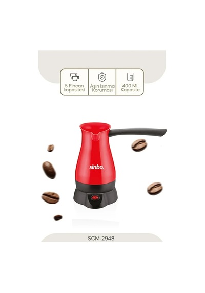 Lb Elektrikli Cezve Pls. Türk Kahve Makine Çelik Gizli Rezistans 700w 5 Fincan - 400ml Scm-2948
