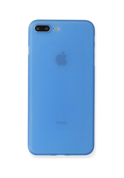 Newface - 988 - iPhone Uyumlu 7 Plus Kılıf Pp Ultra İnce Kapak - Csmo-tex - - Mavi