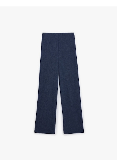 Koton Viskon Karışımlı Klasik Kesim Slim Fit Pantolon Lacivert 6sak40032ek Lacivert