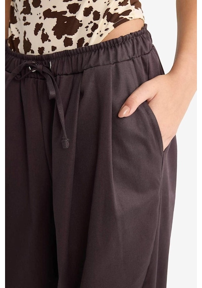 Defacto Coool Baggy Fit Normal Bel Gabardin Pantolon F7809ax25aubn596 Kahve
