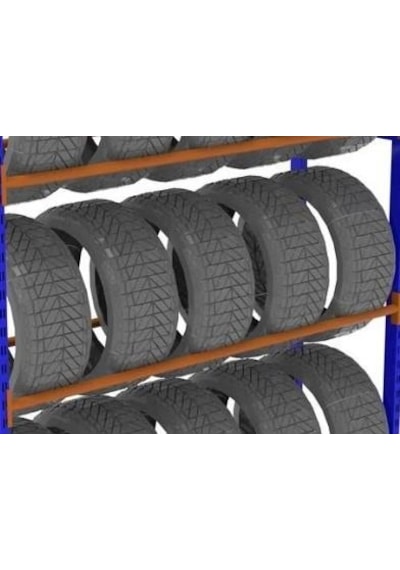 1 Adet Boru Travers - Depo Rafı Hafif Rack Damaca, Lastiktraversi Turuncu-90 Cm - 1,50 Mm Turuncu