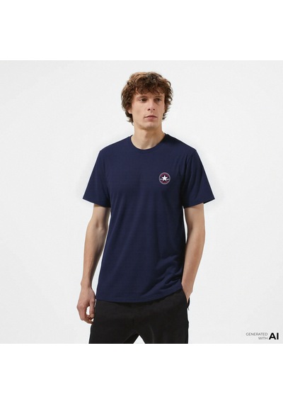 Converse Go-to Mini Patch Unisex Siyah T-shirt