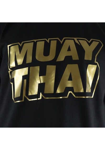 Dragondo Tx8524 Muaythai Tişört God Baskılı Muay Thai Tişörtü Siyah