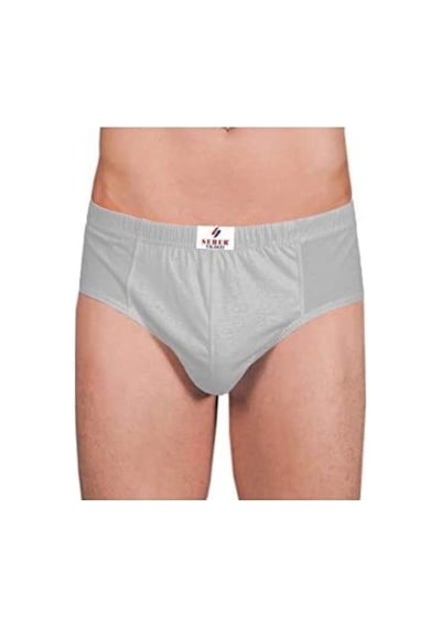 Seher 6'lı Erkek Renkli Slip 0005 Gri