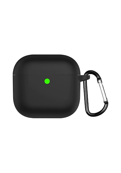 Airpods 3. Nesil İle Uyumlu Premium Lansman Serisi Kadife İç Astarlı Darbe Emici Silikon Kılıf Siyah