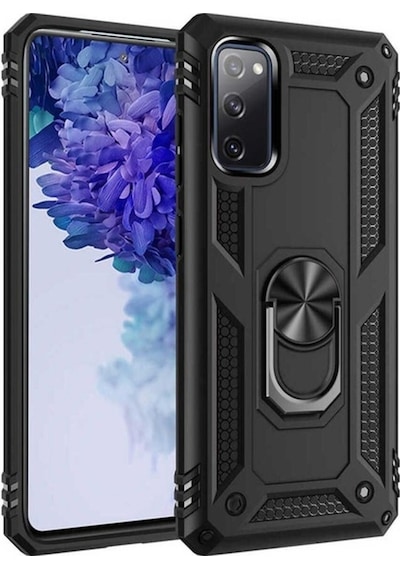 Galaxy S20 Fe Kılıf Zore Vega Kapak Siyah