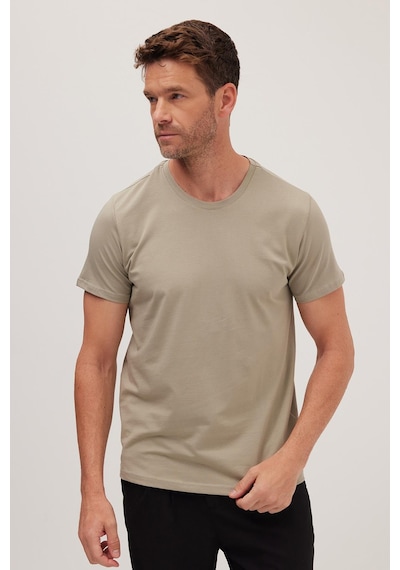 Tudors Erkek Slim Fit Dar Kesim Pamuklu Yumuşak Doku Likralı Esnek Kumaş Haki Bisiklet Yaka Tişört-36910 Haki Tudors Erkek Slim Fit Dar Kesim Pamuklu Yumuşak Doku Likralı Esnek Kumaş Haki Bisiklet Yaka Tişört-36910 Haki