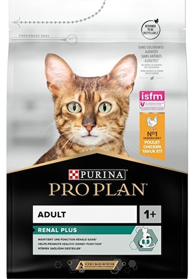 Purina Pro Plan Renal Plus Tavuklu Yetişkin Kedi Maması 3 KG