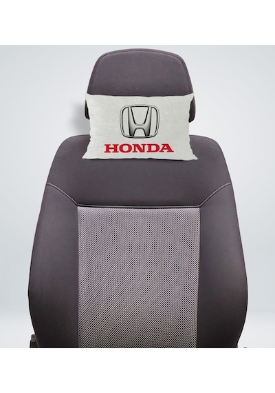 Bk Gift Honda Tasarımlı Dikdörtgen Araç Koltuk Yastığı-1