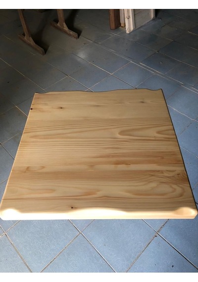 Bintaşmobilya Naturel Kayın Kütük Cafe Masası Üstü Tablası