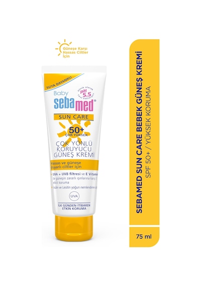 Sebamed Baby Çok Yönlü Koruyuculu SPF50+ Bebek Güneş Kremi 2 x 75 ML