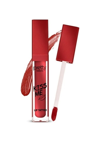 Pretty Beauty Kiss Mee Lip Tattoo 24 Saat Kalıcı Mat Likit Ruj No:6