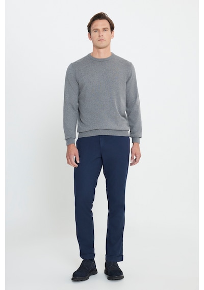 Ac&Co / Altınyıldız Classics Erkek Lacı Slim Fit Dar Kesim Beli Bağlamalı Esnek Pantolon Lacı Lacivert Ac&Co / Altınyıldız Classics Erkek Lacı Slim Fit Dar Kesim Beli Bağlamalı Esnek Pantolon Lacı Lacivert