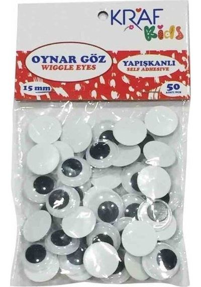 Oynar Göz Yapışkansız 15 MM 50'li KK60