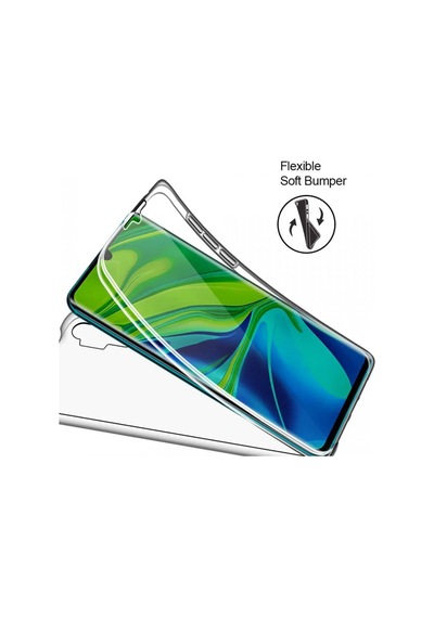Xiaomi Redmi Note 10 Pro Çift Taraflı Silikon Kılıf Şeffaf