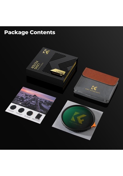 82mm Atıcı Değişken Nd Filtre Nd2-nd400 1-9 Durak 28 Çok Katmanlı Kaplamalar İthal Agc Cam Ayarlanabilir Nötr Yoğunluk Filtresi Kamera Lens Nano-x Serisi