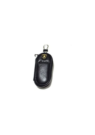 Lamborghini Fermuarlı Deri Desenli Anahtarlık Kumanda Kabı Ithal Şık Car Keychain