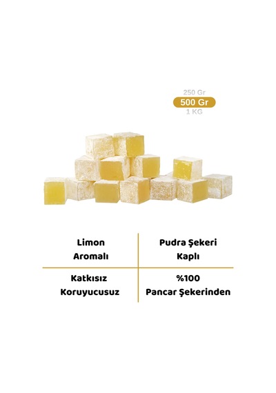 Limonlu Lokum 500 Gr