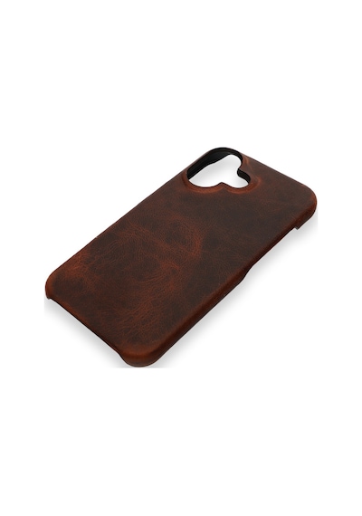 Avra Hide Case Apple Uyumlu iPhone 17 Cognac Kiss