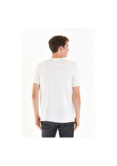 U.s. Polo Assn. Erkek Tişört 50281049-vr019-ekru