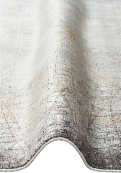 Hoom Rugs Bomonti Mhl 09 Grey Viskon & Akrilik Modern Salon Halısı Gri