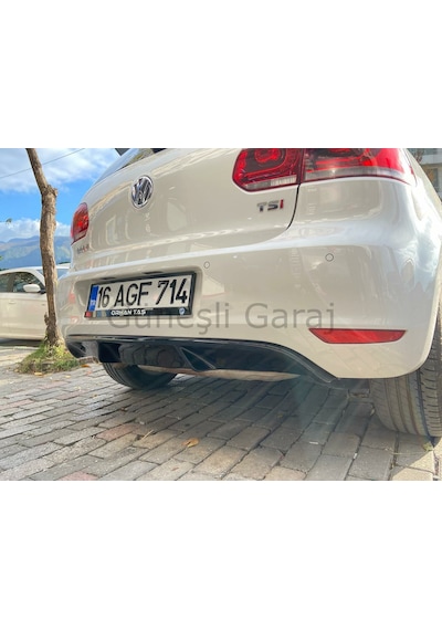 Golf 6 Gtı Difüzör Parlak Siyah