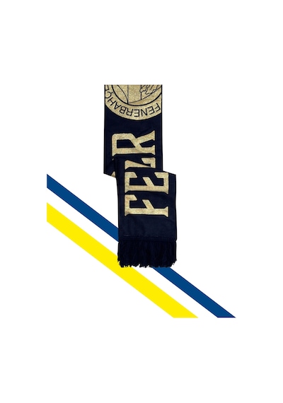 Fenerium Unısex Gold Fenerbahçe Dokuma Atkı Lacivert
