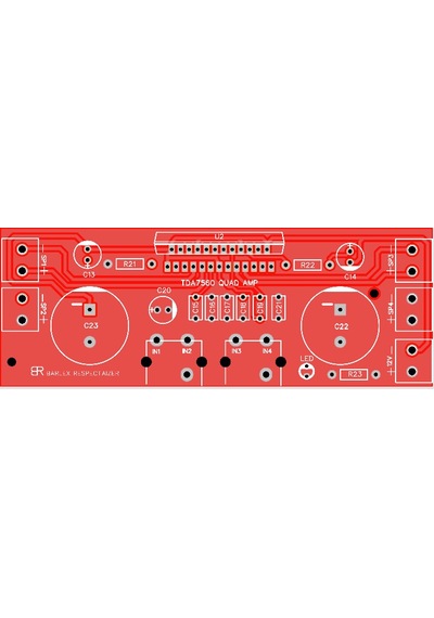 4X45 Watt Tda7560 4 Kanal Standard Amfi Devresi
