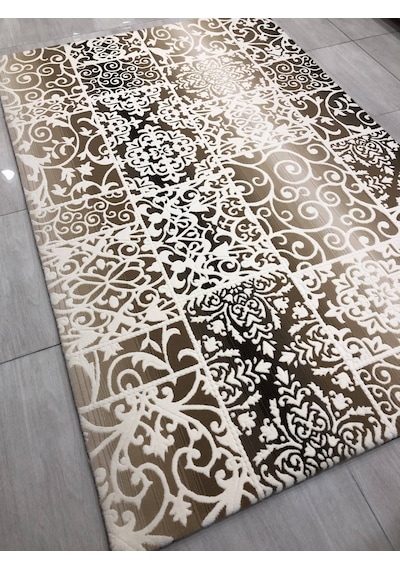 Saray Halı Sembol Sbp 17 Rv1 150X230 Kahve Krem 4 M2 Halı !