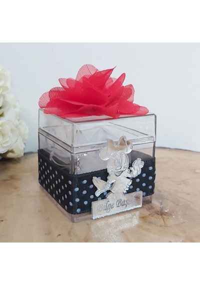 Hayaller Dükkanı Minnie Mouse Şeffaf Kutuda Doğum Günü Hediyesi 15 Adet +3