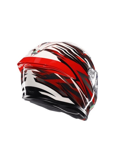 Agv Kask K6 S Reeval White Red Grey Kapalı Kask Renkli