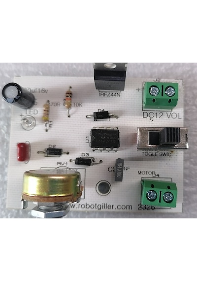 Dc Motor Hız Ve Yön Kontrol Devresi