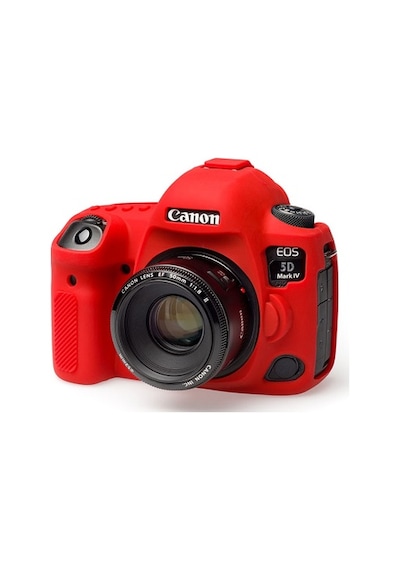 Easycover Canon 5D Mark IV Silikon Kılıf Ecc5Dıvr (Kırmızı)
