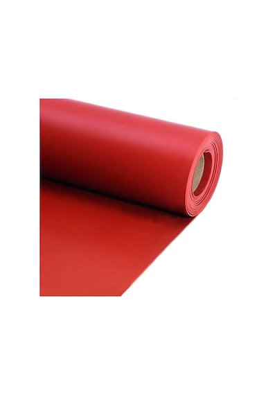 Silikon Levha Kırmızı 1 Mm En: 1 Mt Boy: 1 Mt