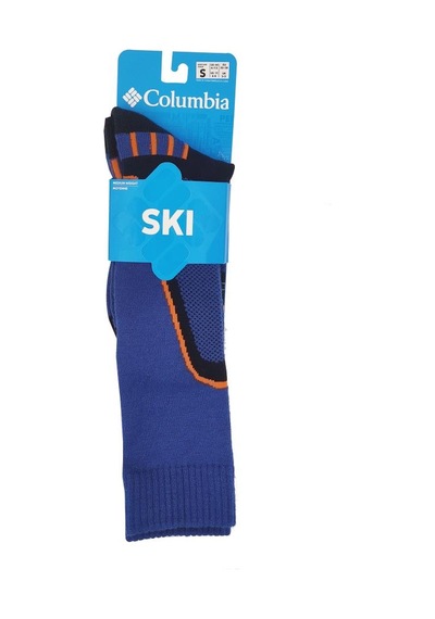 Columbia Performance SKI Slope OTC SKI Unisex Tozluk Mavi Çorap C Mavi
