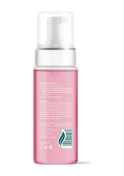 Himalaya Micellar Gül Özlü Işıltı Veren Yüz Temizleme Köpüğü 150 ML